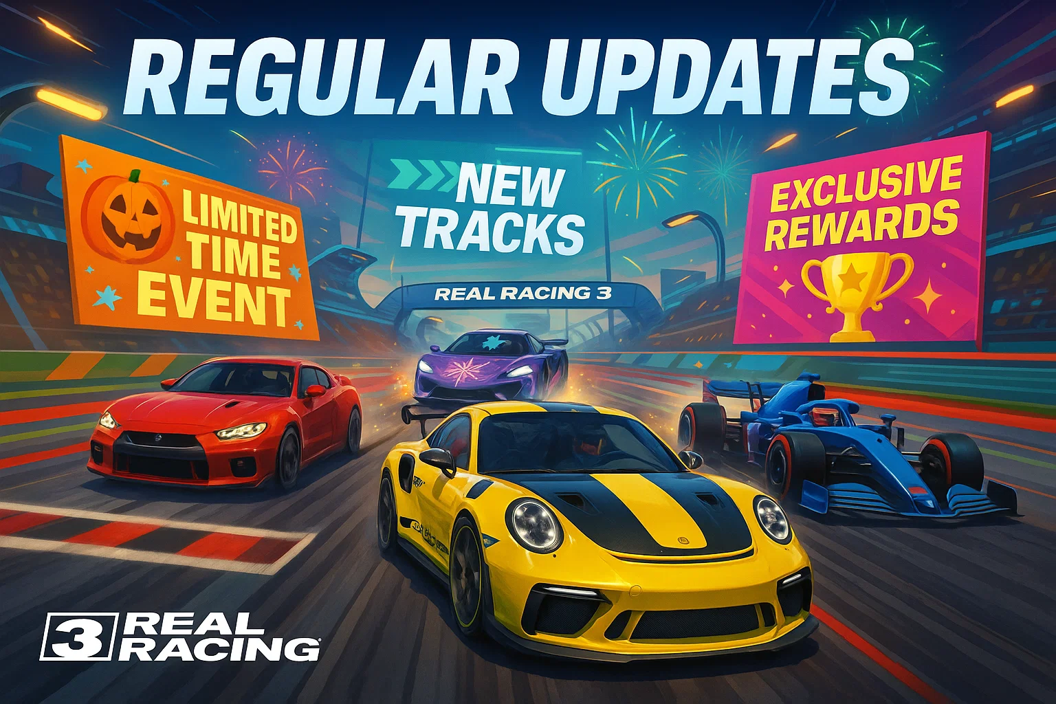 Real Racing 3 Apk Mod Frequent Updates and New Content