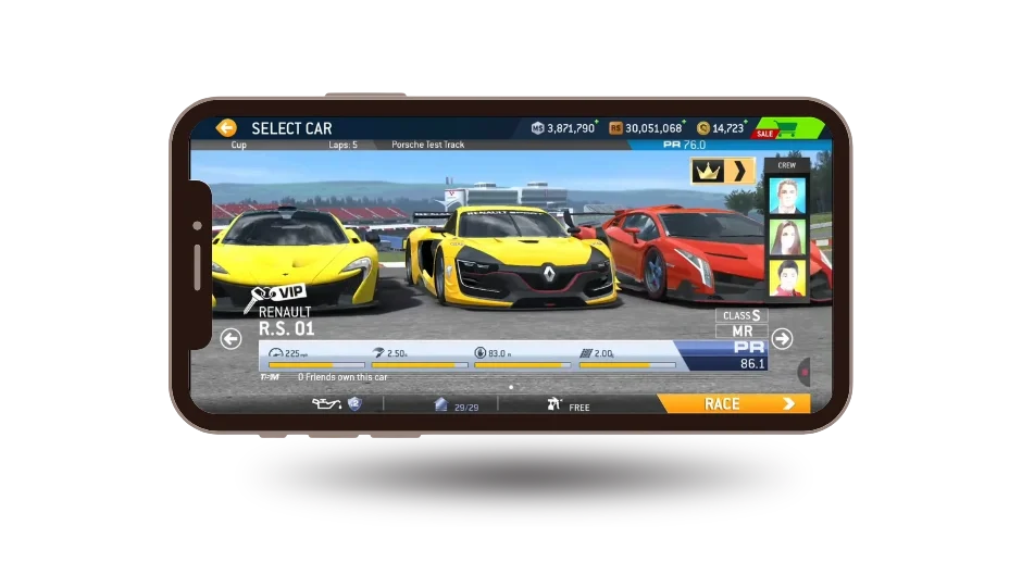 The Mod APK makes everything easy, but if you only keep winning with maxed-out cars, you'll quickly lose interest. Instead, challenge yourself by playing career Mode with mid-range cars, avoid over-upgrading them, and push your limits. This keeps the game exciting for the long term.