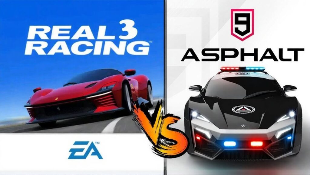 Real Racing 3 vs Asphalt 9 1 Real Racing 3 vs Asphalt 9